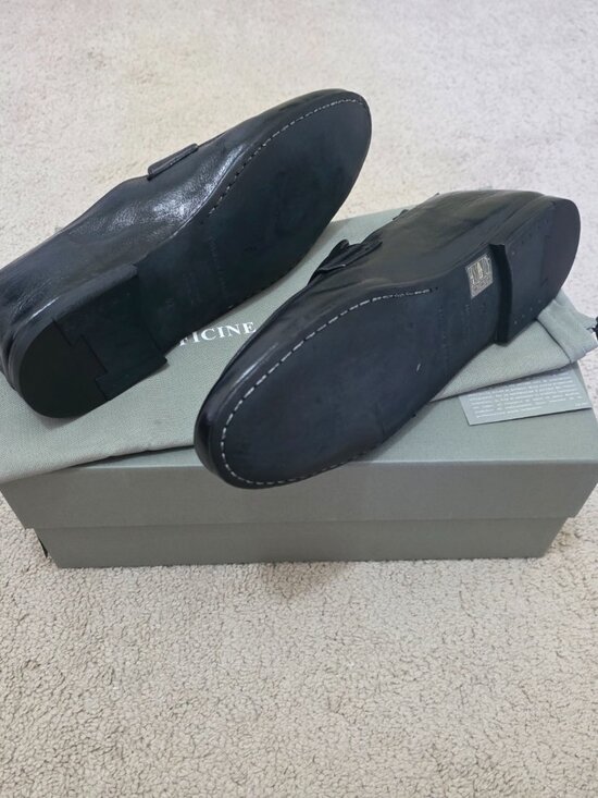 Officine Creative Airto DD Black Leather Penny Loafers NIB Size 42 / US 9 main image 10